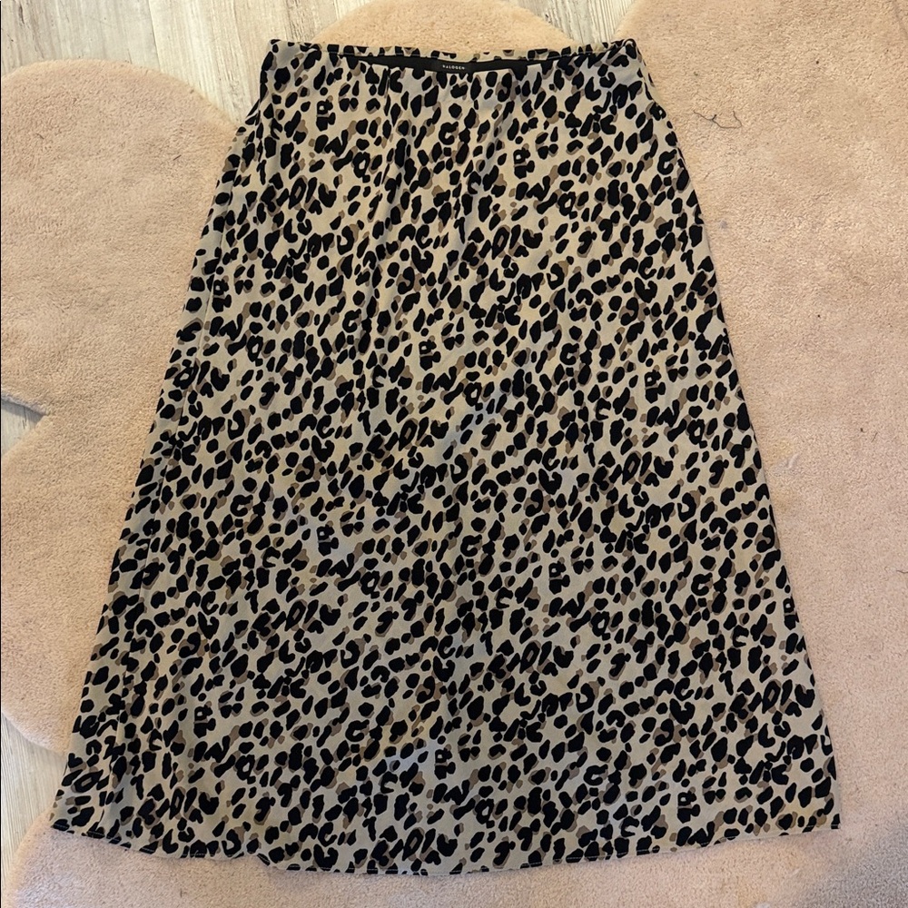 Halogen midi skirt